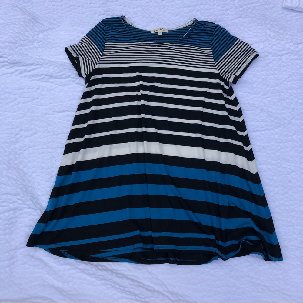 Puella  stripped top Sz XS